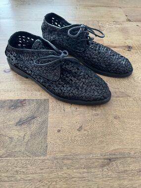 Vintage Foundry Co. Women's Minstrel Shoe size 8 braided leather